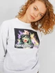 Свитшот женский C&A 2092178_dangerously.cute XS Светло-серый с принтом (KAY2000001157275) - изображение 1