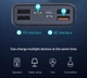 Павербанк 30000 mah 65W Baseus PowerBank с быстрой зарядкой Портативный аккумулятор внешний аккумулятор Delivery/Quick Charge 3.0 (PPLG-A01) Black - изображение 9