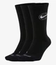 Баскетбольні Шкарпетки Nike Everyday Crew Basketball Socks (3 Pair)(DA2123-010) M Чорний - зображення 1