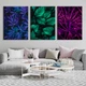 Модульная картина Холстович Multicolored leaves 90х40 см. Для гостиной, спальни, интерьера. - изображение 1