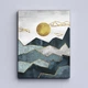 Модульная картина Холстович Abstract mountain 90х40 см. Для гостиной, спальни, интерьера. - изображение 3