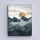 Модульная картина Холстович Abstract mountain 90х40 см. Для гостиной, спальни, интерьера. - изображение 5