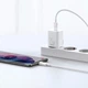 Мережевий зарядний пристрій BASEUS Type-C to Type-C cable Super Si Quick Charger 1Type-C, 3A/25W адаптер з кабелем Type-C 1м та швидкою зарядкою White (TZCCSUP-L02) - зображення 8