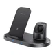 Зарядка беспроводная Qi 3 в 1 BOROFONE BQ10 |15W Max| Док-станция для iPhone + iWatch + Airpods Black (BQ10) - изображение 2