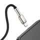 Кабель для быстрой зарядки Baseus Cafule Metal Lightning 2.4A 2m Black (CALJK-B01) - изображение 5