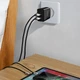 Сетевое зарядное устройство BASEUS Speed Mini Dual U Charger |2USB, 2A, 10.5W Black (CCFS-R01) - изображение 7