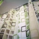 Шторка для ванної Miranda KARE GREEN (Туреччина) зелений 180х200 см 9123 - зображення 2