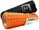 Массажный ролик EasyFit Grid Roller Free Spine 45 см оранжевый (роллер, валик, цилиндр для МФР и йоги, массажер для спины, ног, рук, шеи) (WS-GR45-1.2) - изображение 1
