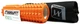 Массажный ролик EasyFit Grid Roller Free Spine 45 см оранжевый (роллер, валик, цилиндр для МФР и йоги, массажер для спины, ног, рук, шеи) (WS-GR45-1.2) - изображение 3