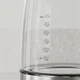 Електрочайник Electrolux 1.7л, Strix, скло, сріблясто-чорний - изображение 4