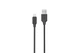 Кабель KITs USB 2.0 to Lightning cable, 2A, black, 1m (KITS-W-003) - зображення 1