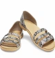 Босоножки Crocs Tulum W9, 39-40, змеиный принт - изображение 1