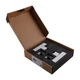 Набір кран напівоборотний кутовий з американкою Solomon Lux 1/2″ Cube White 8888 (2шт.) 000021914 - зображення 8