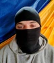 Балаклава подшлемник S&L мультифункциональная 3 в 1 весна лето трикотажная средняя черная (201-ТК) - изображение 2