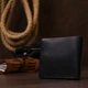Матове чоловіче вінтажне портмоне Shvigel 16453 Чорний - зображення 7