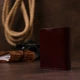 Жіноче глянсове шкіряне портмоне Shvigel 16484 Бордовий - зображення 7