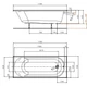 Ванна акриловая Kolo Opal Plus 170x70 XWP137000N - изображение 2