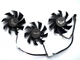 Вентилятор кулер для видеокарты ASUS RX 5700 XT GTX 1660 Ti Super TUF Gaming (orgnl) PowerLogic PLA08015S12HH (FD8015U12D FD8015U12S PLA08015D12HH T128015BU) комплект 3 шт (№355.5) - изображение 1