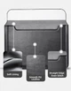 Чехол сумка DUX DUCIS Hefi Series для ноутбука Apple MacBook 15.4'' Black - изображение 2