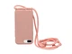 Силиконовый чехол на шнурке Crossbody для iPhone 8 Plus (01) Pink Sand пудра - изображение 1