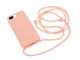 Силиконовый чехол на шнурке Crossbody для iPhone 8 Plus (01) Pink Sand пудра - изображение 2