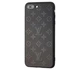 Чехол стеклянный Glass Case Louis Vuitton Луи Витон для iPhone 7 Plus (02) Black черный - изображение 1