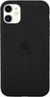 Чехол Alcantara Алькантара для iPhone 11 (01) Black черный - изображение 1