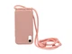 Силіконовий чохол на шнурку Crossbody для iPhone Xr (01) Pink Sand пудра - зображення 1