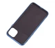 Чехол стеклянный Glass case для IPhone 11 (13) Shiny Blue ярко синий - изображение 3