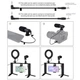 Набор блогера Puluz 4in1 (ring light, mount, phone holder, microphone) (PKT3028) - изображение 5