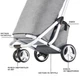 Сумка-візок ShoppingCruiser 3 Wheels 72 Grey (604362) - зображення 5
