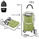 Сумка-візок ShoppingCruiser Foldable 45 Green (650068) - зображення 3