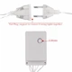 Світлодіодна гірлянда Shine Lighting X-mas Lights сітка на вікно 120LED 1.5*1.5 метра Біла - зображення 5