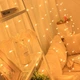 Светодиодная гирлянда Shine Lighting Christmas 200-1 штора занавесь 156LED 2*2 метра тепло-белая - изображение 4