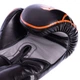 Рукавички для боксу та єдиноборств шкіряні Zelart Velo Fighter 2218 Black-Orange-White 10 унцій - зображення 3
