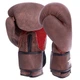 Перчатки для бокса и единоборств кожаные Zelart Velo Fighter 2209 Brown-Red-White 10 унций - изображение 2