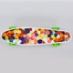 Скейт Пенни Борд Penny My Go Board Abstraction 13-6 с абстракцией White-Green - изображение 3