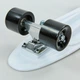 Скейт Пенни Борд Penny Board Skull 13-5 с черепом White-Black - изображение 6