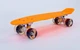 Скейт Пенни Борд Penny Led Wheels 5672-11 оранжевый со светящимися колесами - изображение 1