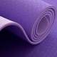 Коврик для фитнеса и йоги двухслойный с разметкой TPE Zelart 2430 6мм Violet-Pink - изображение 4