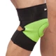 Наколенник бандаж с силиконовым кольцом фиксатор коленного сустава Mute 9024 Black-Green - изображение 2