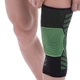 Наколенник бандаж эластичный фиксатор коленного сустава Mute 9005 Black-Green - изображение 2