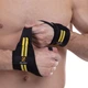 Напульсник еластичний для фіксації зап'ястя Zelart My Fit 2645 Black-Yellow - зображення 2