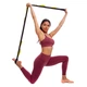 Лента для растяжки Record Stretch Strap My Fit 6347 8 петель Black-Yellow - изображение 5