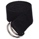 Ремінь для йоги пояс для занять йогою та пілатесу Zelart My Fit Yoga Belt 4943 Black 183 см - зображення 2