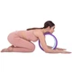Колесо для йоги масажне кільце для йоги Zelart Fit Wheel Yoga 2436 Purple-Mint - зображення 9