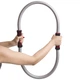 Кольцо для пилатеса разъемное Zelart Yoga Ring R-880 диаметр 55 см Silver - изображение 3