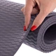 Килимок для фітнесу та йоги професійний Zelart My Fit NBR 2263 4мм Dark Grey - зображення 6