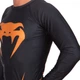 Рашгард мужской с длинным рукавом Venum Challemger 5248 размер XL (50-52) Black-Orange - изображение 3