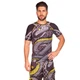 Рашгард мужской с коротким рукавом Venum Snaker 5772 размер L (48-50) Black-Grey-Yellow - изображение 1